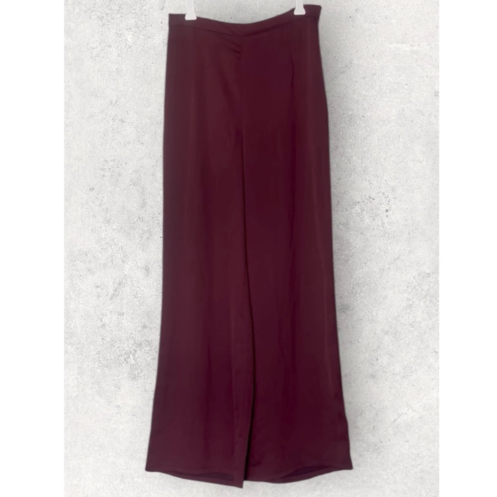 H&M Divided Burgundy Wide Leg Pants